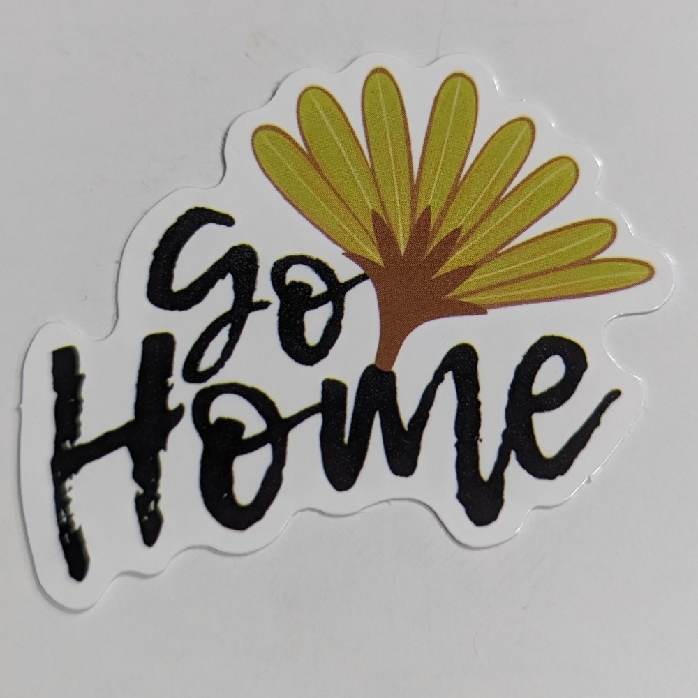 Home Flower Sticker